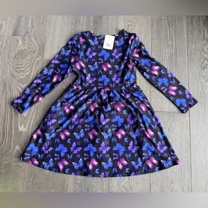 Natopia Long Sleeve Pocket Dress in Luna Wings Print Size 8-14
